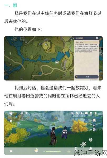 原神佳酿节彩蛋全揭秘，NPC位置与对话内容详解