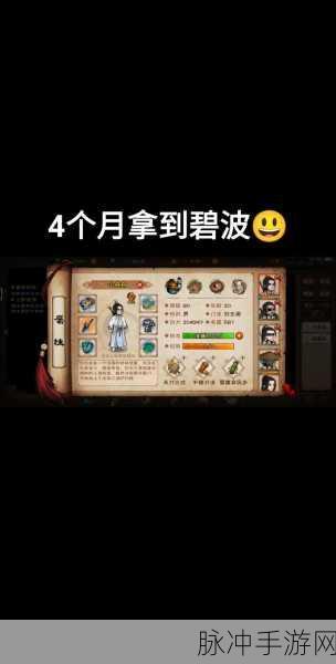 烟雨江湖碧波神功，元宝投入揭秘