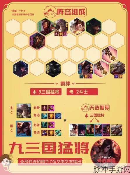 云顶之弈2025，新版本阵容大揭秘，三国猛将策略全解析！