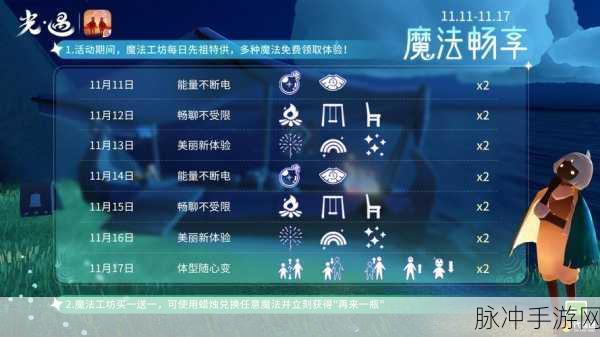 光遇,探索缩小魔法的奇幻之旅,揭秘获取与实用技巧
