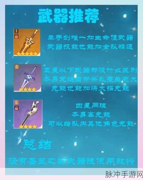 原神科莱圣遗物与武器搭配全攻略，解锁最佳战斗组合
