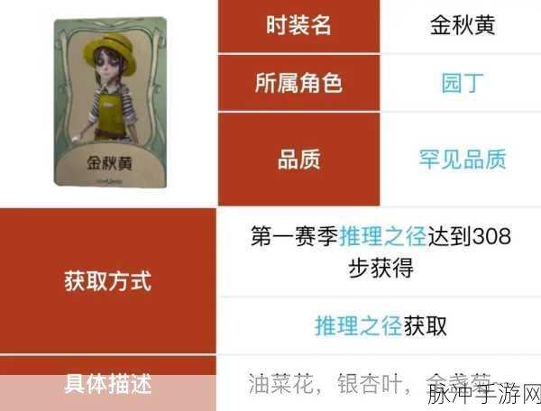 第五人格园丁等风来皮肤获取全揭秘
