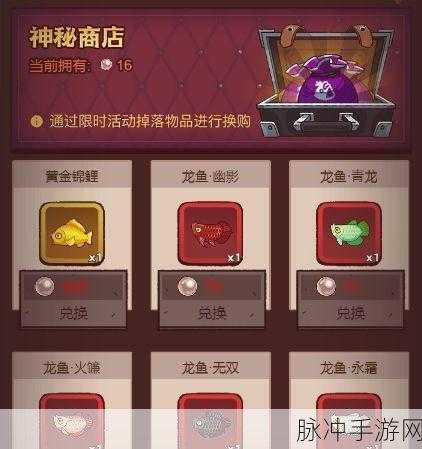 咸鱼之王，珍珠兑换策略大揭秘，助你战力飙升
