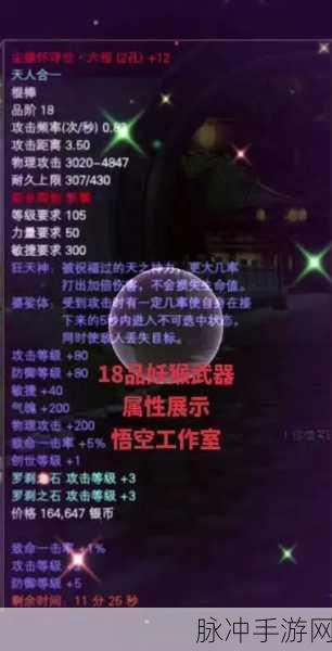 完美世界国际版，揭秘顶级武器属性的奥秘