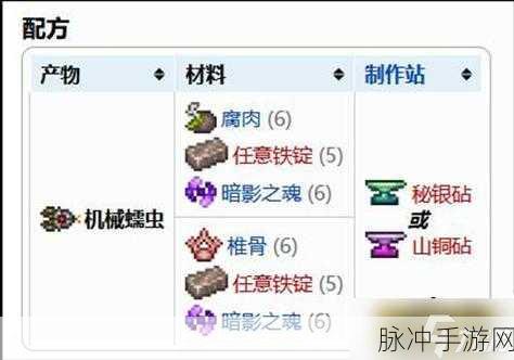泰拉瑞亚敏捷扣链获取全攻略