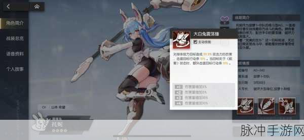 机动战姬聚变,猫头鹰温妮技能属性全解析