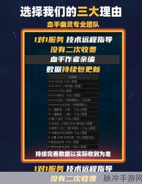 CF加特林炼狱鼠标宏参数详解，提升射击体验，畅享枪战快感