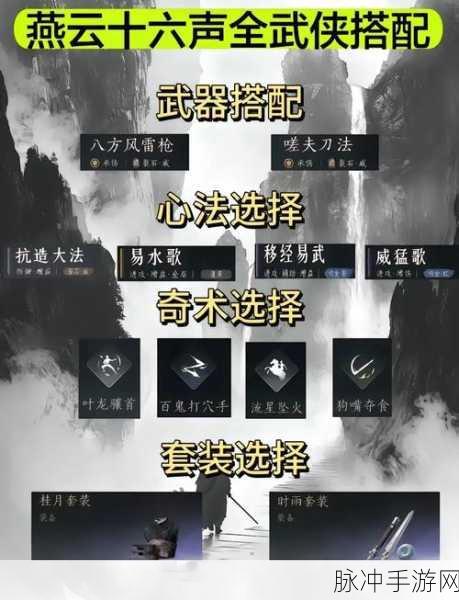 燕云十六声气量提升全攻略，解锁你的武学新境界
