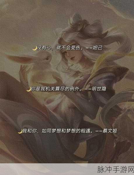 王者荣耀英雄台词揭秘，并肩作战的誓言与力量