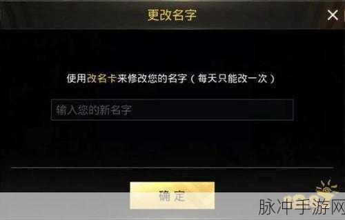 绝地求生刺激战场改名卡全攻略，轻松获取，个性改名