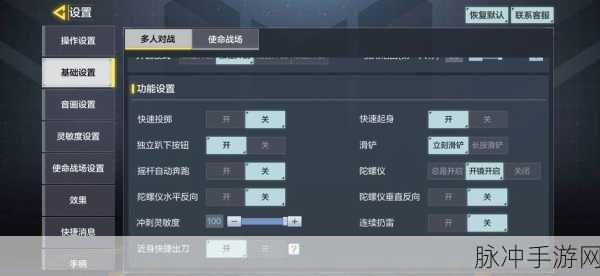 使命召唤手游新手进阶秘籍,键位调整与爆料深度解析