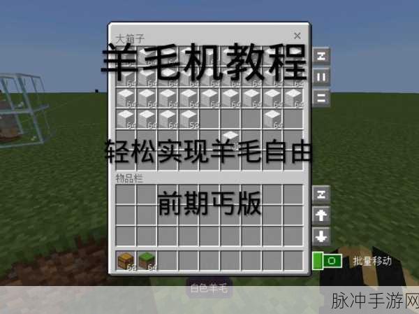 我的世界羊毛变线全攻略，打造你的纺织帝国