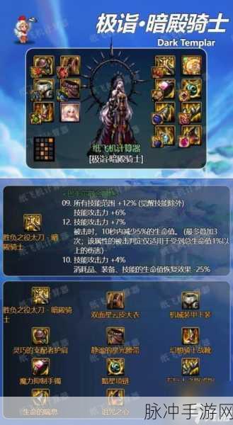 DNF暗殿骑士110级武器选择指南，打造顶尖续航战士