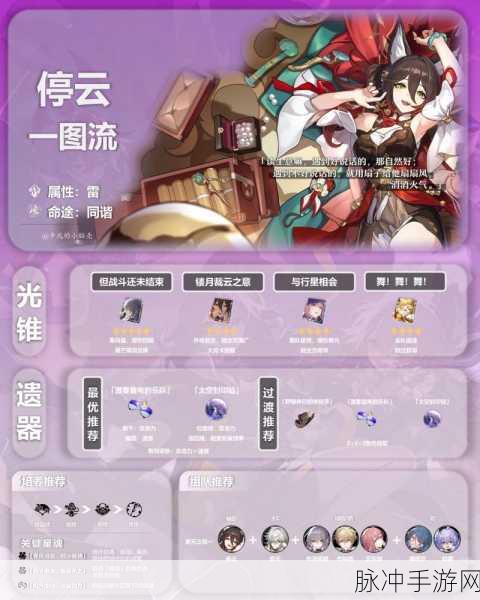 崩坏星穹铁道停云养成秘籍，角色成长、技能精进与装备优选