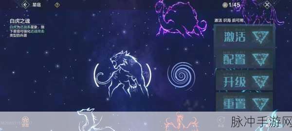 妄想山海白虎星宿,近战输出的不二之选