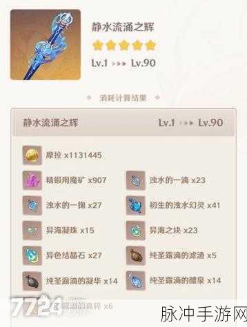 原神芙宁娜等级突破材料深度剖析