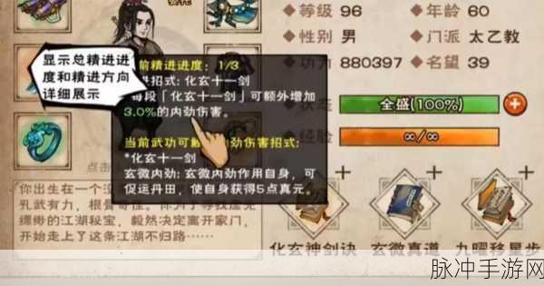 烟雨江湖传功秘籍，让你的角色实力飙升
