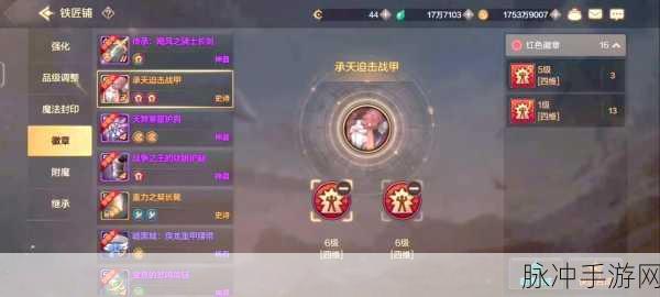 2025年DNF手游,全面解锁徽章附魔获取秘籍