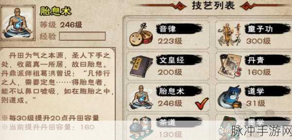 烟雨江湖童子功修炼秘籍,获得途径与升级效果全解析