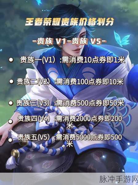 王者荣耀贵族等级查看全攻略