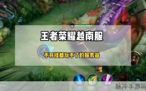 王者荣耀越南服账号登录全攻略