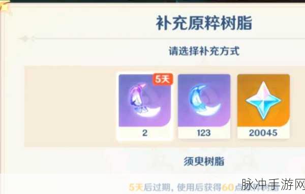 原神脆弱树脂,解锁高效冒险的钥匙