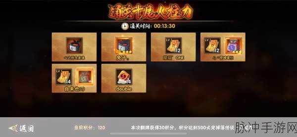 火影忍者手游深度揭秘，妙木仙境313关绝密通关秘籍