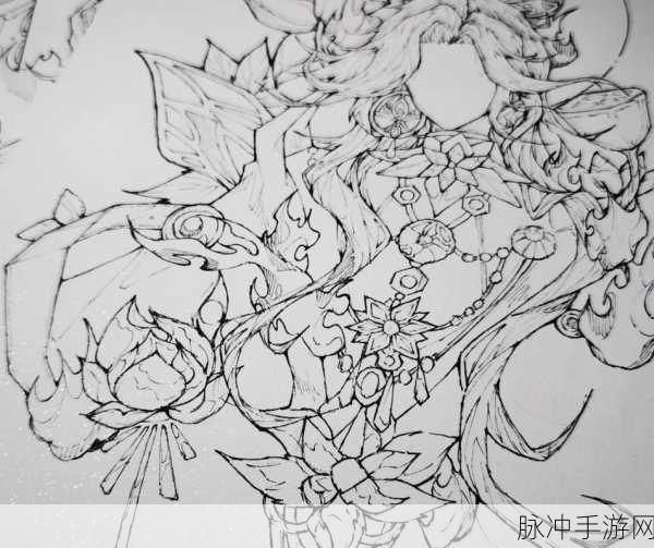 阴阳师线稿揭秘,绘卷里隐藏的神秘世界等你探索