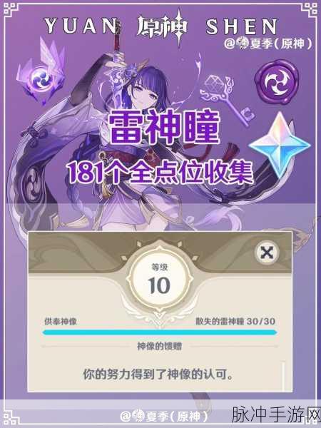 原神雷神瞳全揭秘，供奉之旅的终极奥秘