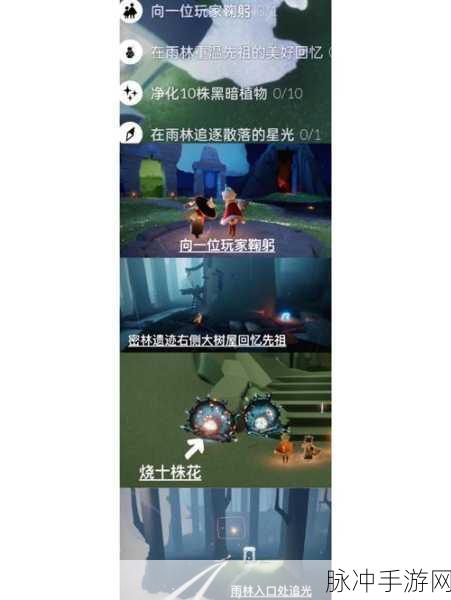 光遇霞谷探险指南,高效蜡烛收集路线全揭秘
