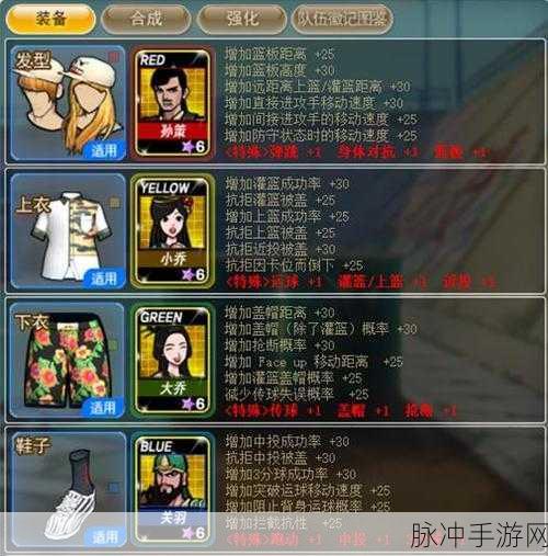 街头篮球徽记卡强化攻略，打造你的球场传奇