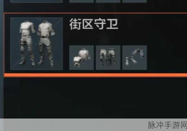 暗区突围街区守卫服装大师五获取揭秘