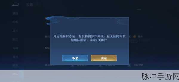 王者荣耀,巧妙设置,让微信好友隐身游戏世界