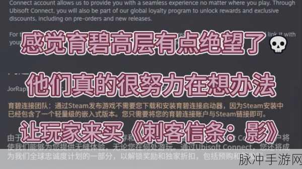 AC影能否成为育碧的财务救星?玩家深度剖析与期待