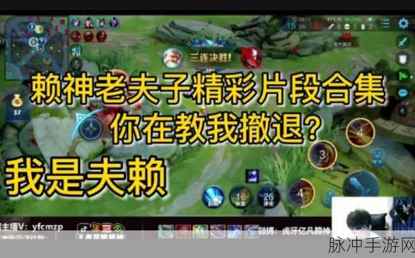 王者荣耀老夫子天花板，揭秘赖神的非凡实力