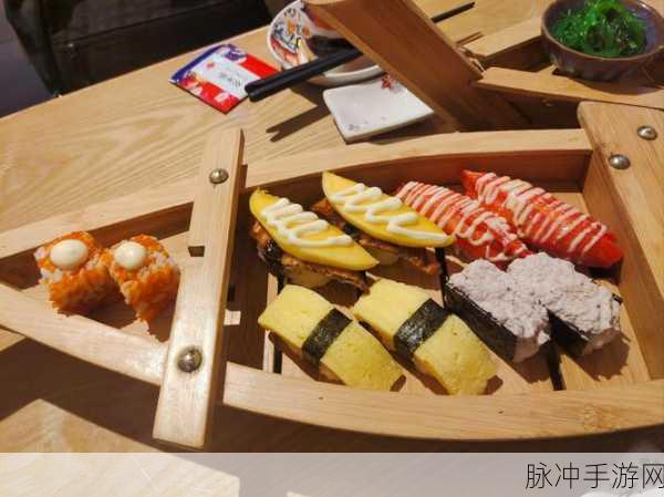 寿司集结,简约美食制作,指尖上的料理盛宴