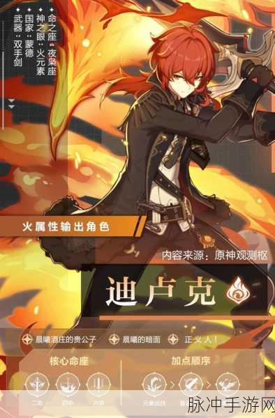 原神迪卢克突破属性全揭秘，战力飙升的终极攻略
