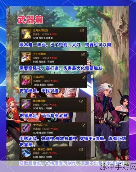 DNF世界的支点,红眼毕业武器的最佳选择?