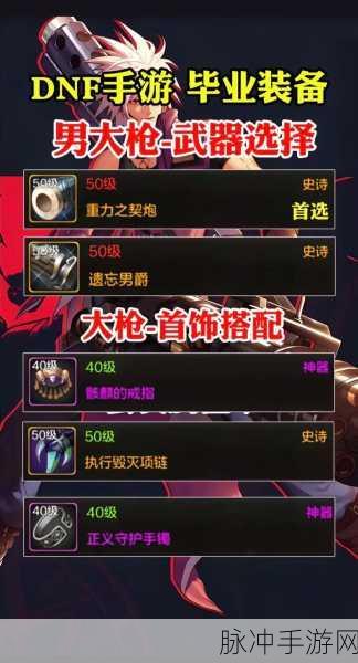 DNF手游男大枪,装备散搭深度剖析