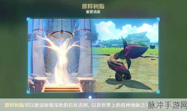 原神世界探索,揭秘原粹树脂的多样获取秘籍
