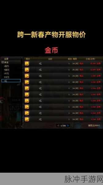 独家揭秘！DNF最新金币高产区大公开，你的钱包准备好了吗？