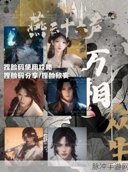 燕云十六声捏脸码使用全攻略