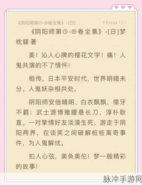 阴阳师，探寻古日本的奇幻之旅