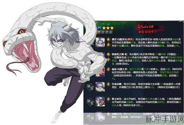 火影忍者OL药师兜副本全攻略，揭秘通关秘籍