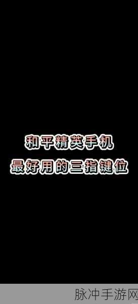 和平精英按键调节秘籍，轻松放大缩小，提升操作体验