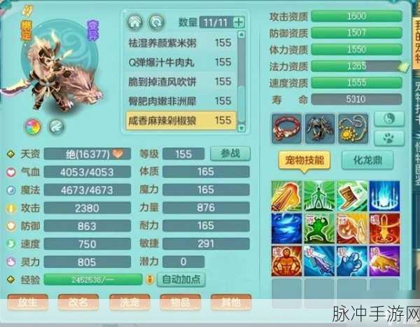 神武手游狮驼坐骑主动技能搭配全攻略