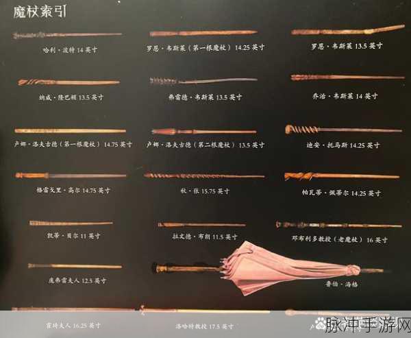 哈利波特魔法觉醒，魔杖品质与属性全揭秘