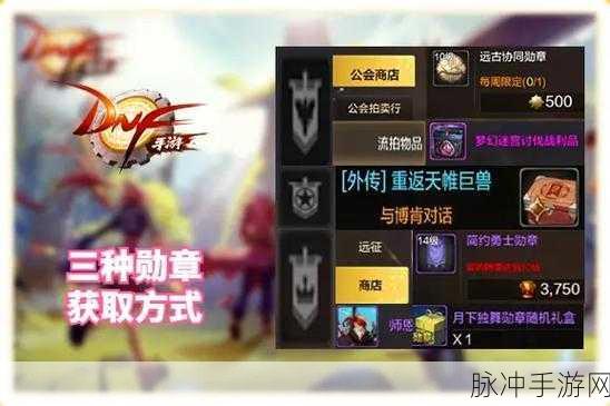 DNF公会勋章获取秘籍，揭秘哪个地图让你勋章爆满！