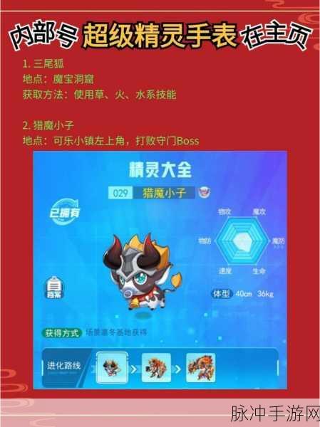 超级精灵手表三尾狐获取全攻略，解锁稀有精灵的奥秘