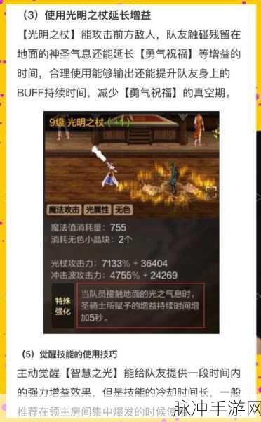 DNF圣骑士觉醒，光辉守护下的极致增益之旅